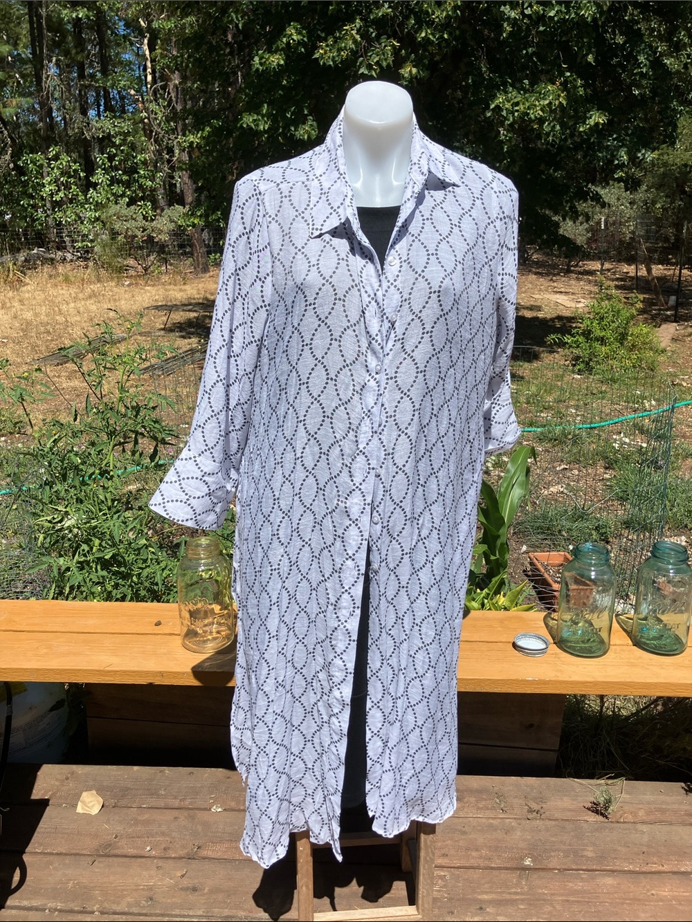 Harve  Bernard long lightweight duster XL